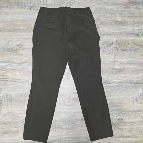 White House Black Market Elle Slim Olive Dress Pants Size 10 - Picture 8 of 9